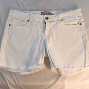 Paige - Jimmy Jimmy white denim shorts
